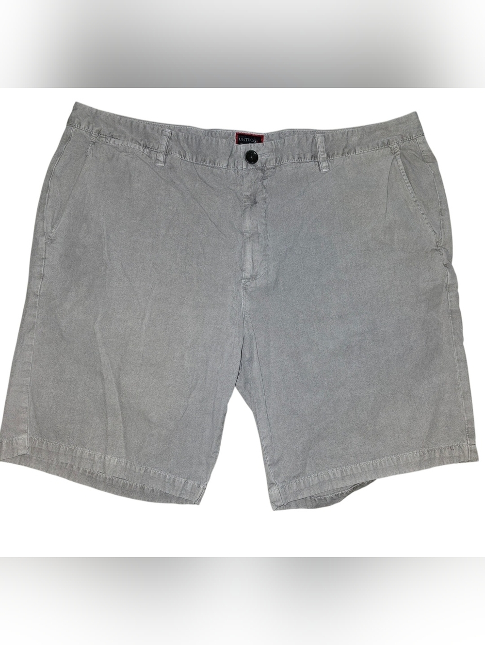 UNTUCKit Men's Light Gray Flat Front Casual Shorts